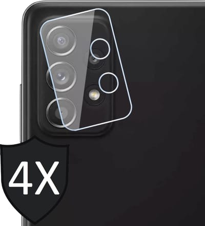 Camera Screenprotector geschikt voor Samsung A52 - 4x Glas Screen Protector