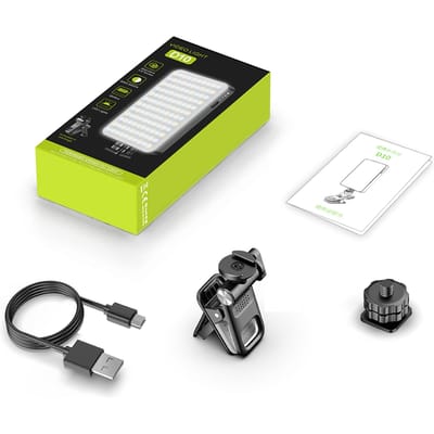 Zaklamp LED Videolamp Video LED Invullicht 2500K-9000K Dimbaar Conferentielicht voor Computer