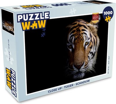 Puzzel Dieren - Tijger - Kop - Legpuzzel - Puzzel 1000 stukjes volwassenen