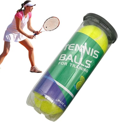 Tennisballen Set - Trainingsballen - Vaardigheden Verbeteren - Veilig Rubber Materiaal - Officiële Grootte - Geel