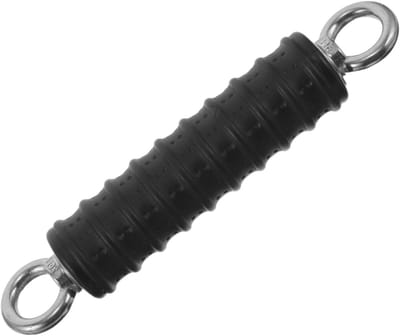 Fitness Handvat - Trainingsgreep - Krachtraining Thuis - Dubbele Ring Ontwerp - 20 cm Lengte - Zwart