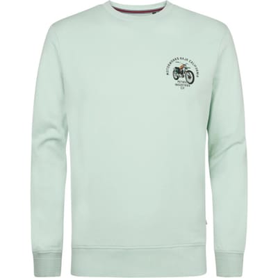 Petrol Industries Heren sweater m-1060-swr316 6181 cool mint