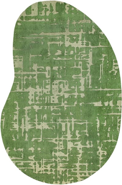 Wasbaar Binnen & Buiten Vloerkleed - 170 x 235 cm - Louis De Poortere Baobab Perrier's Green - Laagpolig Tapijt - Gerecycled PET - Made in Belgium - Circulair