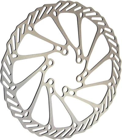 Fiets Remschijf - Schijfrem Rotor - Veilig Fietsen - Roestvrij Staal - 160mm Diameter - Zilverkleur