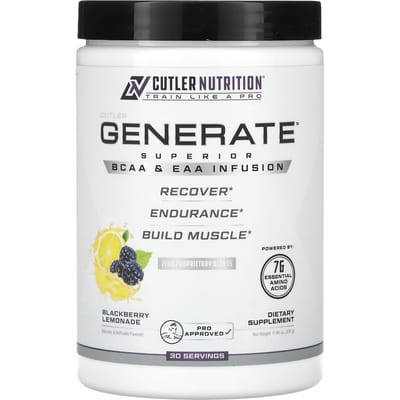 Cutler Nutrition, Product, met Superieure BCAA's en EAA's, Bramen Citroenade Smaak, 11,64 oz (330 g)