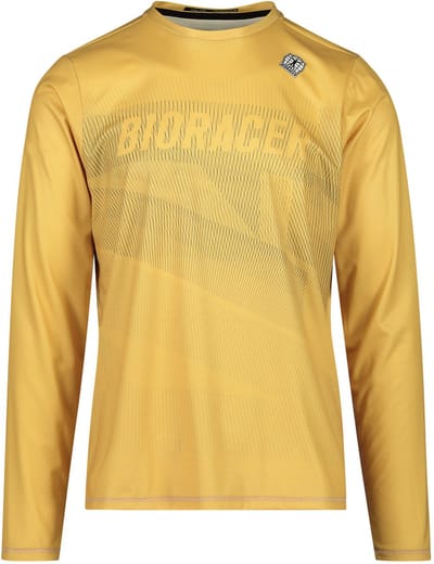 BIORACER Off-Road - Fietsshirt WinterTussenseizoen - Heren - Sahara - LangeMouw - Ademend&Duurzaam - Maat XS