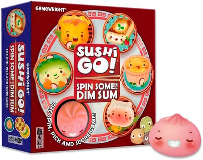 Sushi Go! Spin Some for Dim Sum Familiespel - Kaartspel voor 2-6 Spelers vanaf 8 Jaar