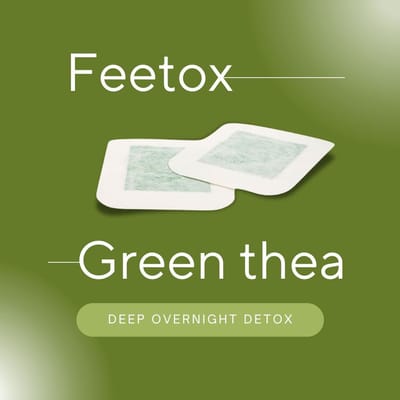 Feetox | Green Tea (32 stuks) | De pleister om extra vuilstoffen vanuit je lichaam te laten absorberen. Help je immuunsysteem.