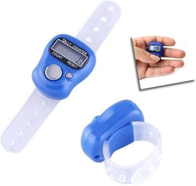 Elektronische Vingerteller - Stappenteller Tesbih - Gebed Tellen - Compact Ontwerp - ca. 3.5 cm - Willekeurig