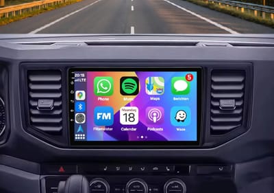 Autoradio 2/32GB met Carplay en Android auto | Geschikt voor Vw Volkswagen Crafter en Man GTE 2016-2024 | Radio scherm met Navigatie | 2016 2017 2018 2019 2020 2021 2022 2023 2024