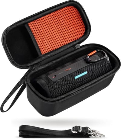 Draagtas - Beschermhoes Reisetui - Speaker Beschermen - Waterdicht EVA Materiaal - JBL Flip 7/6/5 - Zwart