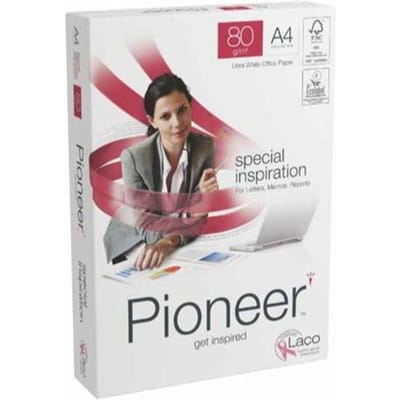 Kopieerpapier pioneer fastpack a4 80 grams à 2500 vel