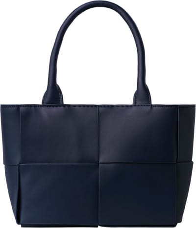 Mini shopper - donker blauw - crossbody - schoudertas