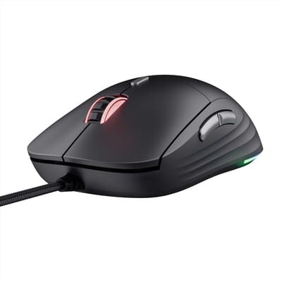 Trust GXT 925 Redex II - Gaming muis - Ultra licht 82g - Instelbare RGB verlichting - 10.000 dpi - Zwart