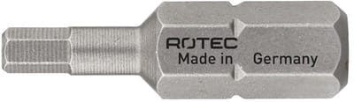 Rotec PRO Insertbit inbus SW4,0 L=25mm C 6,3 BASIC