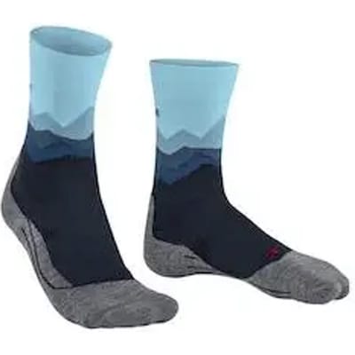 FALKE TK2 anti-blaar dik wol functioneel materiaal wandelsokken dames blauw - maat 35-36