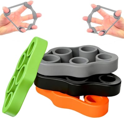 Handtrainer Set voor Gripversterking, Spiertraining en Verbetering van Climbing en Fitness