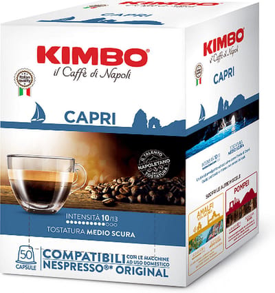 50 stuks Kimbo Capri - Nespresso Compatibel Koffiecups - 50 stuks - Italiaanse koffie