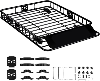 Roossentials daktas - Dakkoffer - Cargo basket - Voor auto, vrachtwagen of SUV - Cargo basket - maximale capaciteit 91 kg
