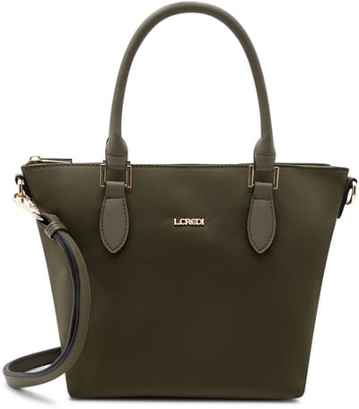 L.CREDI handtas schoudertas Alena Hand Bag Olive olijfgroen