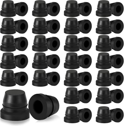 Set van 50 Remontluchtingsschroefdopjes - Rubber Stofdoppen, Ventieldoppen en Montagecaps voor Auto's en Motoren, 6mm