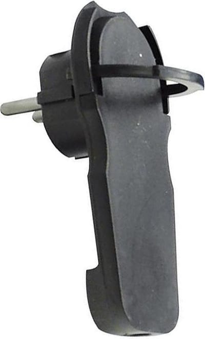 Duwi Serie - Platte Stekker met Handgreep - 7mm - 16A - 3500W