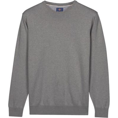 Baileys – Heren Trui – Basic Pullover – Ronde hals trui - Grijs - NOS8200-925