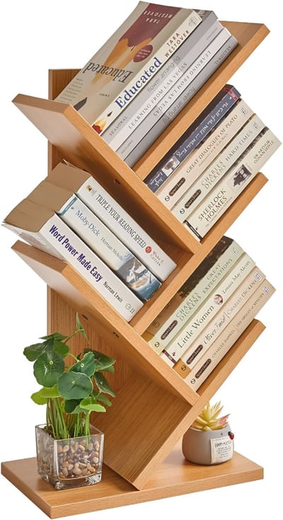 KAD® Boekenkast - 4 Planken - Boekenrek - Boekenplank - Hout - 30cm x 17cm x 60cm