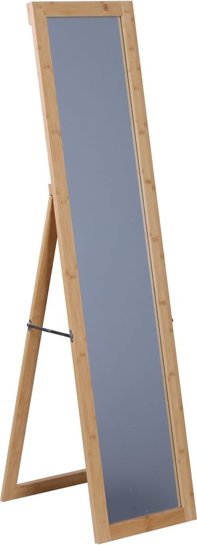 Passpiegel - 155 x 37 cm - staand / wand - bamboe