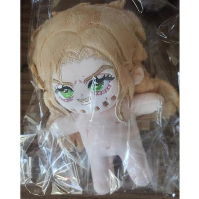 Poupée en peluche 20 cm Anime Jojos Gyro Zeppeli Jeu Steel Ball Run Jouet en peluche avec squelette Poupée en coton Décoration de chambre Cadeau d'anniversaire No Skeleton