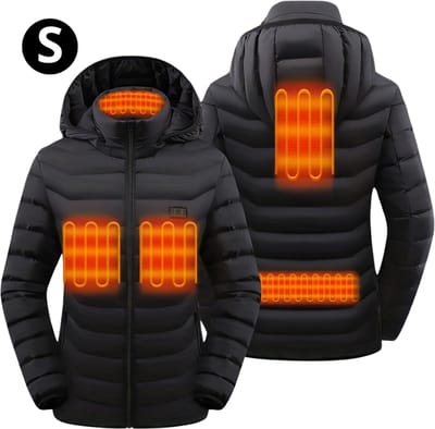 Bovista Verwarmde Jas - Heating Jacket - Thermo Jas - Elektrische Kleding - Jas Met Verwarming - 3 Standen - Dames & Heren - Maat S