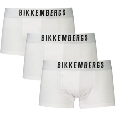 Bikkembergs Witte Polyester Heren Boxershort