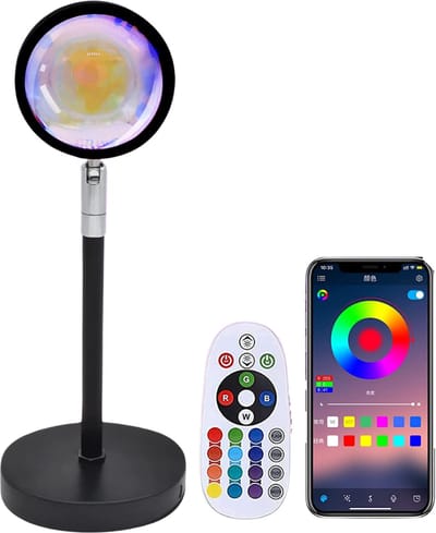 Framehack - Sunset lamp - Projector lamp- Zonsondergang lamp - Zonsopgang lamp - 16 kleuren - bekend van Tiktok