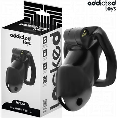 Addicted Toys Locked - Mindnight Cell Penis Cage Size M