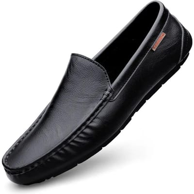 Echt Leer Heren Casual Schoenen Luxe Merk Heren Loafers Lichtgewicht Ademend Instapper Italiaanse Rijschoenen Mocassins 39 gray