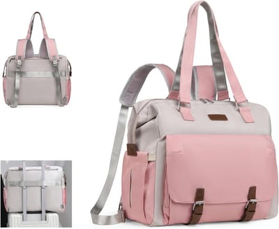 Luiertas Rugzak - Handtas Reistas - Baby Onderweg - Veelzijdig Draagbaar - 28 Liter Capaciteit - Roze