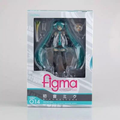 Hatsune Miku 2026 Nieuw Anime Meisje Model Figma 014 Virtuele Zangeres Miku Gewricht Beweegbaar Figuur Standbeeld Speelgoed Pop Duurzaam