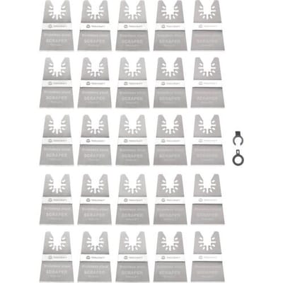 TOOLCRAFT TO-10258344 Multitool toebehorenset RVS 50 mm 20 stuk(s)