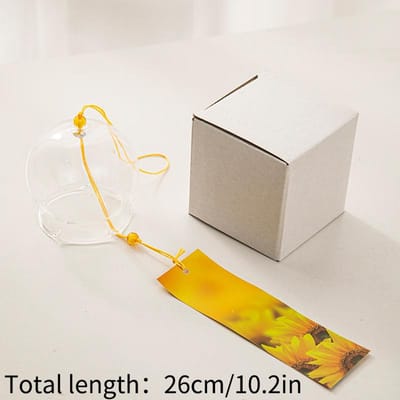 Glazen Windgong Decoratief Buiten Japanse Stijl Windbel Boom Hangende Hangers Raam Tuin Decoratie Verjaardagscadeau