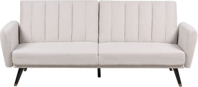 VIMMERBY - Slaapbank - Beige - Polyester