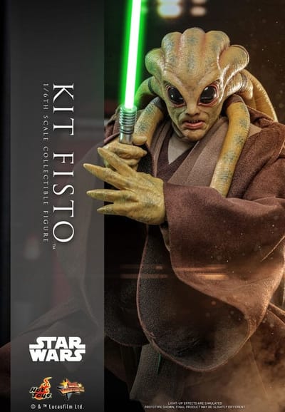 Hot Toys Star Wars Movie Masterpiece Action Figure 1/6 Kit Fisto 32 cm Action Figuur