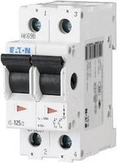 Hoofdschakelaar 2-polig 20 A 2x NC, 2x NO 240 V/AC Eaton 276259