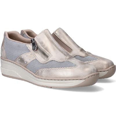Rieker Instappers beige Synthetisch - Maat 38