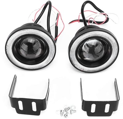 Dailygoods- LED-scheinwerper waterdicht - set - 3,5 inch - anti-roest - geschikt voor SUV/LKW - universele COB vervangingsmodule - Autolampen