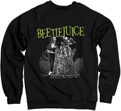 Beetlejuice Sweater/trui -S- Headstone Zwart