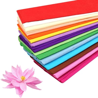 Crêpepapier Vellen - Feestdecoratie Papier - Ambachten Maken - 21 Verschillende Kleuren - 50 x 100 cm - Multicolor