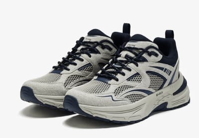 Sj Lifestyle Heren Running Light Grey/navy | Maat: 41