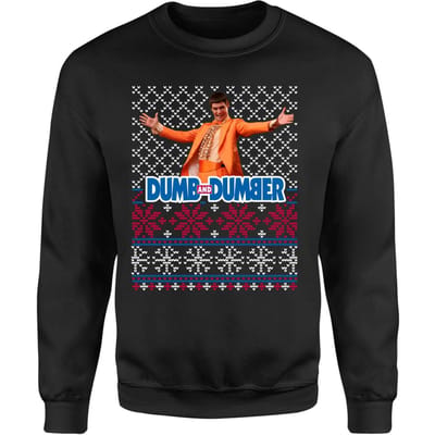 Dumb and Dumber Oh Look Frost! Sweatshirt - Black - S