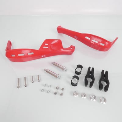 paar rode een dakkar handbeschermers voor stuur Ø22/28mm geschikt voor motor quad fietsen nieuw