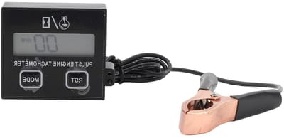 Digitale Toerenteller - Snelheidsmeter Motor - Motoronderhoud Afstellen - Inductieve Meting - 30000 RPM - Zwart